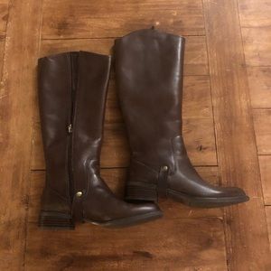 Franco sarto leather riding boots